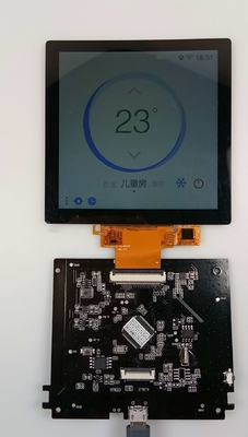3.95» μεταδιδόμενη επιτροπή χρώματος LCD τύπων επίδειξης οθονών επαφής LCD επίδειξης TFT 720x720
