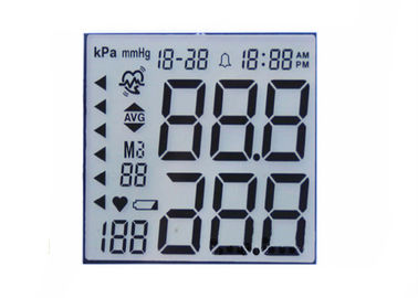Θετική οθόνη της TN LCD τμήματος 4 ψηφίων συνήθειας LCD για Sphygmomanometer