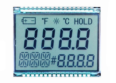 Συνήθεια 4 ψηφίο αντανακλαστική LCD επίδειξης 7 τμήματος αριθμητική επίδειξη της TN για το συνδετήρα καρφιτσών μετρητών
