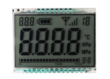 Ψηφίο αντανακλαστικό LCD 7 τμήματος μέγεθος συνήθειας επίδειξης της TN για το μετρητή 3.3V