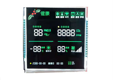 μεταδιδόμενη μονοχρωματική αριθμητική οθόνη επίδειξης 3.5V VA LCD ενότητα ψηφίων LCD επτά τμήματος