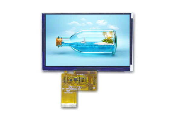 Το LCD επιδεικνύει 5 την ενότητα 1000 επίδειξης ίντσας TFT 800x480 TFT LCD ενότητα ψειρών LCD για το έλεγχο προσπέλασης