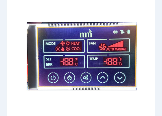 7 συνήθεια μονοχρωματικό HTN TN επίδειξης τμήματος PMVA FSTN LCD