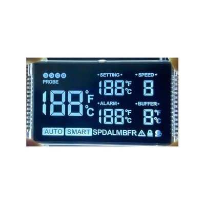 Digit Color VA 7 Segment Display LCD για ελεγκτή θερμοκρασίας