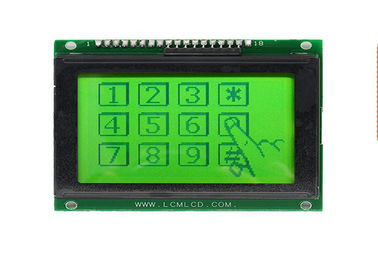 18 καρφίτσες 128 X 64 γραφική LCD ενότητας γωνία εξέτασης της TN 12864 οθόνης Stn θετική