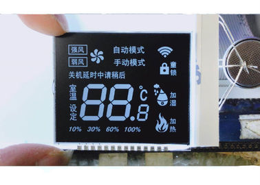 η επίδειξη 3.3V VA LCD με τις καρφίτσες Matel συνδέει τη μαύρη οθόνη υποβάθρου LCD για τον ενεργειακό μετρητή