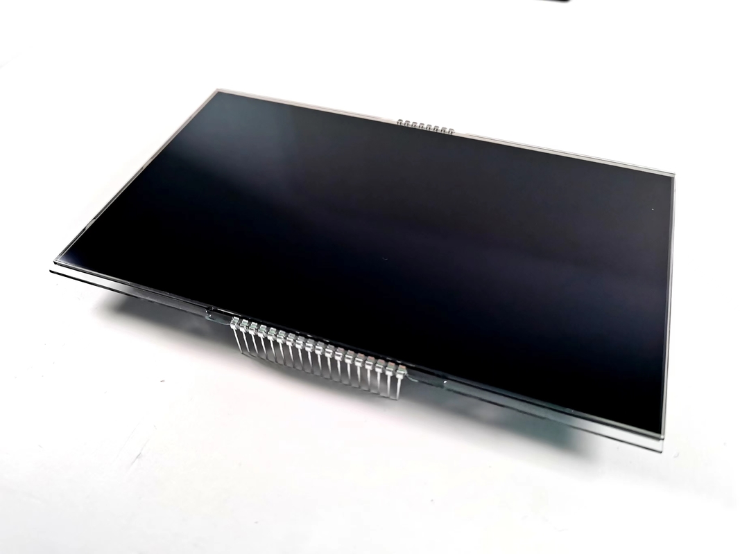 12 O ρολόι αρνητικό VA LCD οθόνη μαύρο τμήμα ψηφία γραφικό LCD γυαλί Va Πίνακα για θερμοστάτη