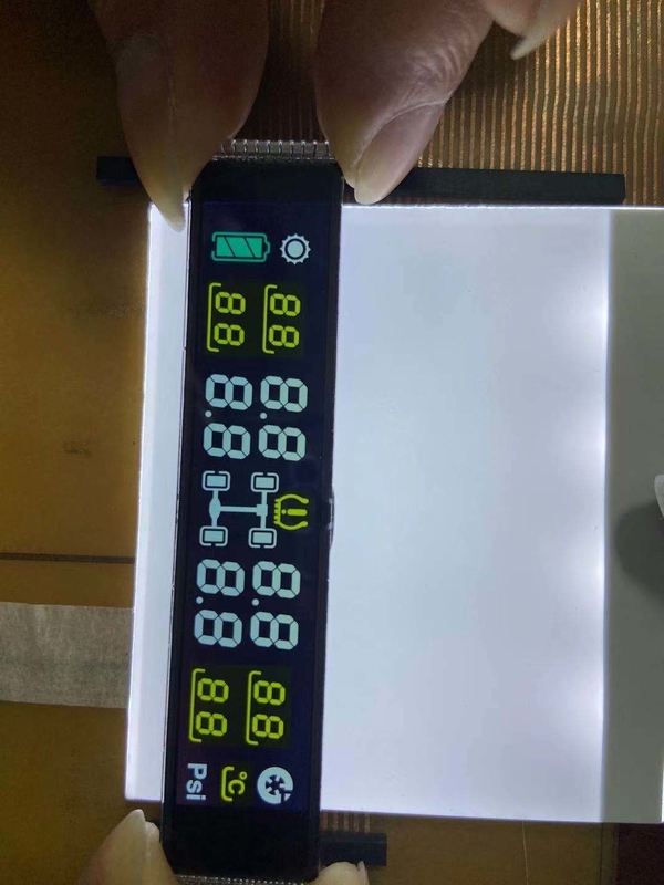 Αρνητικό ψηφίο DFSTN LCD Screen Custom Transmissive Display TN Lcd Module για μετρητή πίεσης ελαστικών