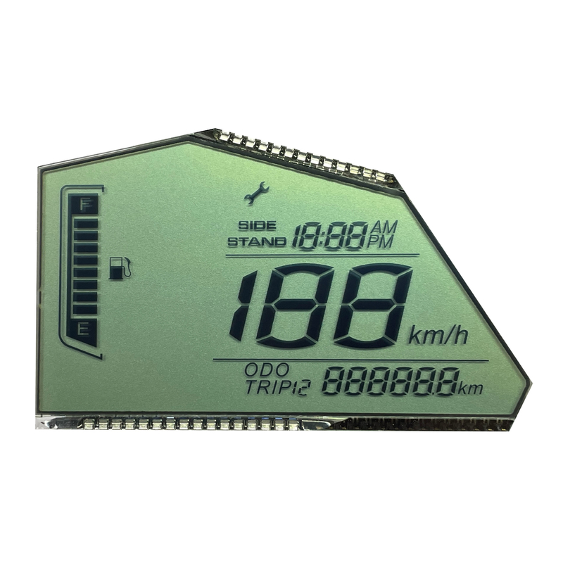 5.0 V Προσωπική οθόνη HTN LCD Κωδικός οθόνης Προσαρμόσιμη ταχύτητα Πίνακας οργάνων