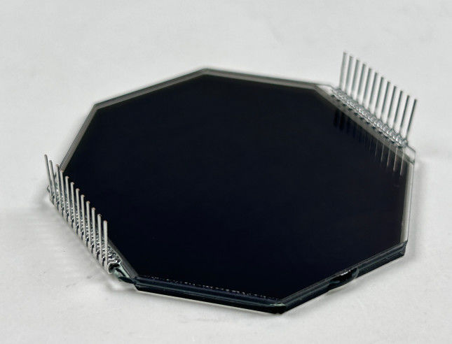 Προσαρμοσμένη Matrix HTN LCD οθόνη οκτώ σχήμα μονοχρώματος 7 τμήματα γραφική οθόνη LCD για όργανα μοτοσυκλέτας
