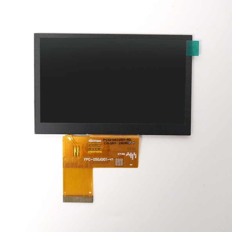 Προσαρμοσμένη οθόνη TFT LCD 800x480 για βιομηχανικά πάνελ ελέγχου Οθόνη LCD TFT ευρείας γωνίας θέασης Οθόνη TFT LCD 7 ιντσών