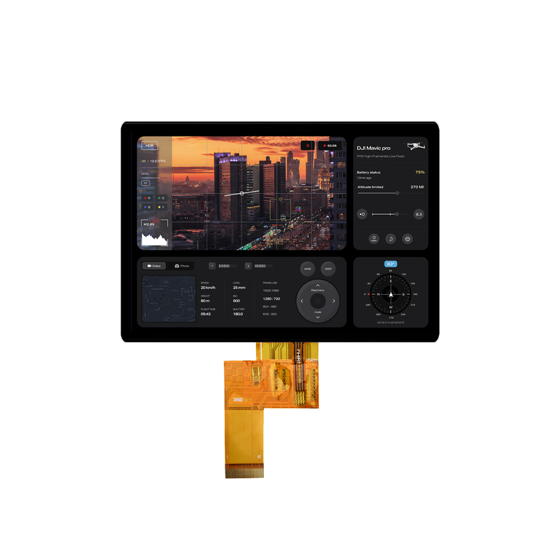 Προσαρμοσμένη 5 ιντσών TFT LCD για ιατρική συσκευή 720*720 5 ιντσών οθόνη με RGB διασύνδεση LCD Προσαρμοσμένη