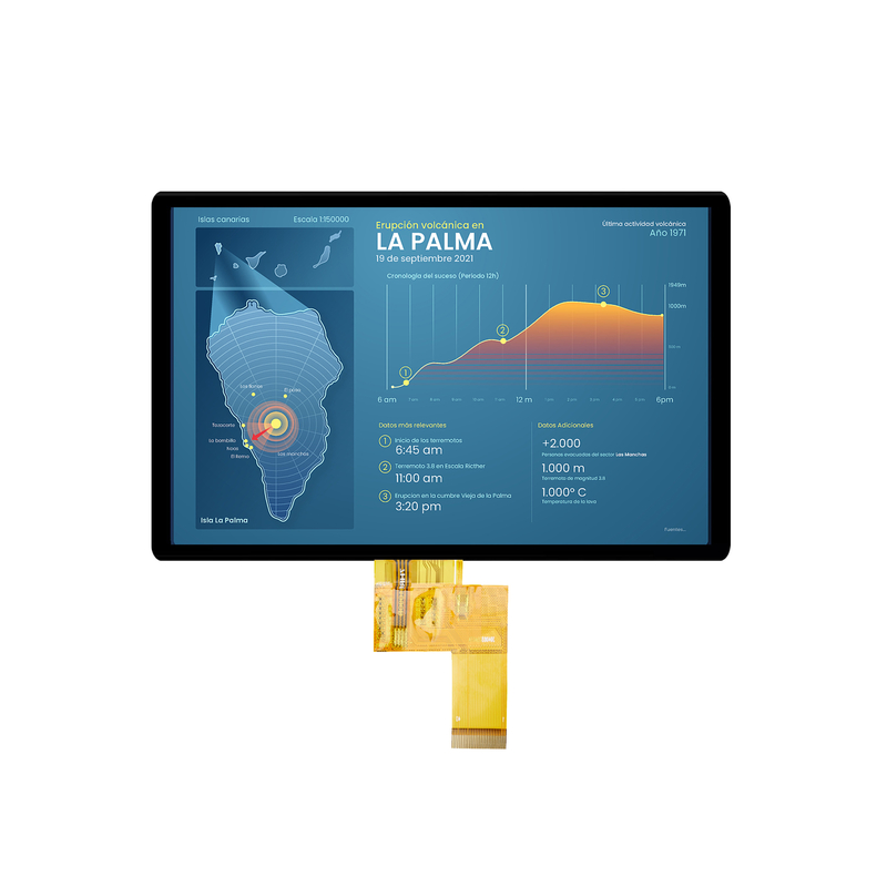 Προσαρμοσμένη μονάδα TFT LCD υψηλής φωτεινότητας IPS/VA TFT με CTP/RTP για ιατρικές συσκευές