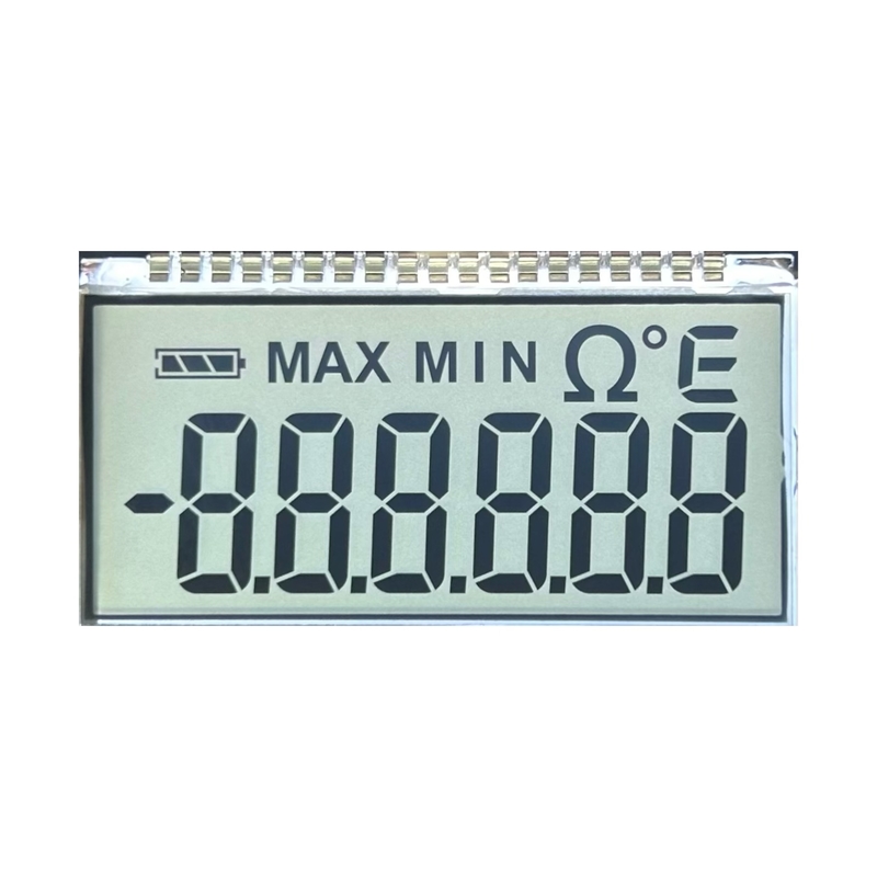 Προσαρμοσμένη οθόνη LCD 8 και 7 επιλογές προβολής LCD για ασπρόμαυρες οθόνες, λύσεις υψηλής ποιότητας