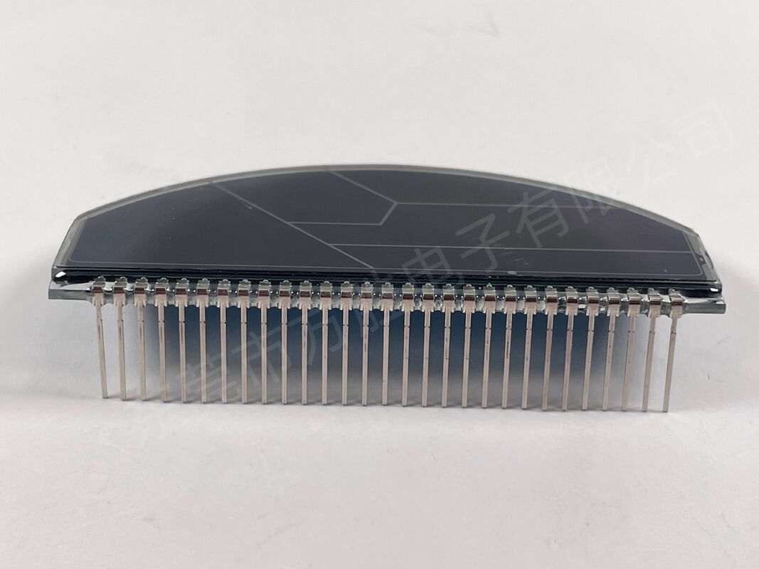 Προσαρμοσμένη Μπλε Μεμβράνη Οθόνη LCD Μοτοσυκλέτας Οθόνες LCD Μονόχρωμες Ημικυκλικές Οθόνες LCD Ταχυμέτρου