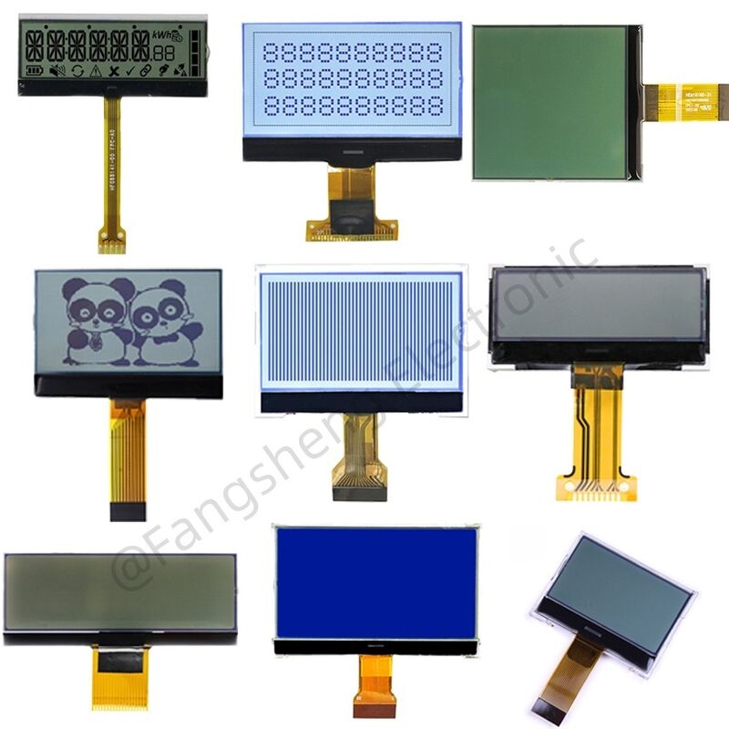 OEM COG LCD 128x64 192x64 240x128 COG LCD Factory ST7567 Οθόνη COG για βιομηχανικό έλεγχο