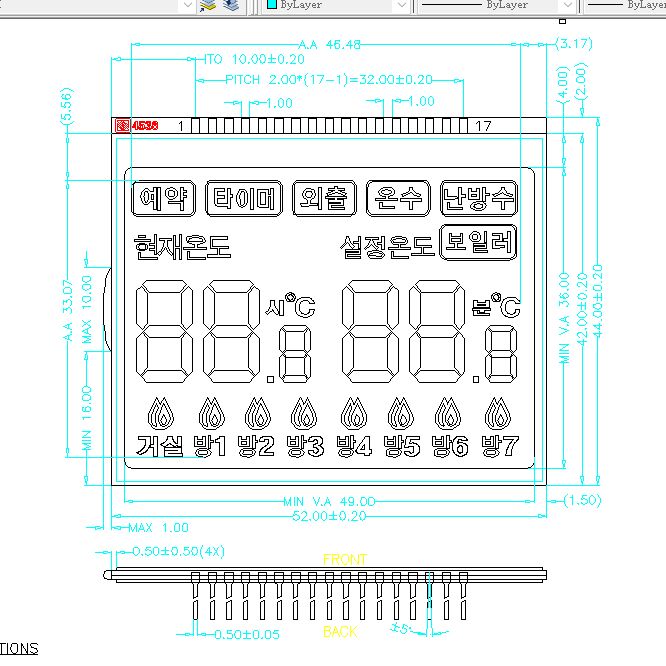 Οθόνη OEM HTN LCD Εργοστάσιο προμηθευτές htn lcd Τμήμα οθόνης LCD Οθόνη LCD TN/HTN/FSTN/VA για θερμοστάτη