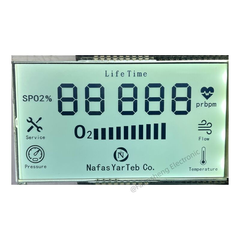 Προσαρμοσμένο HTN LCD Display Glass Panel για όργανα και μετρητές HTN Monochrome Lcd Display Factory
