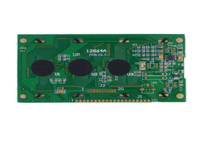 Γραφικές STN 20 μητρών σημείων 3,2 ιντσών 128x64 LCD καρφίτσες επίδειξης με Backlight των οδηγήσεων