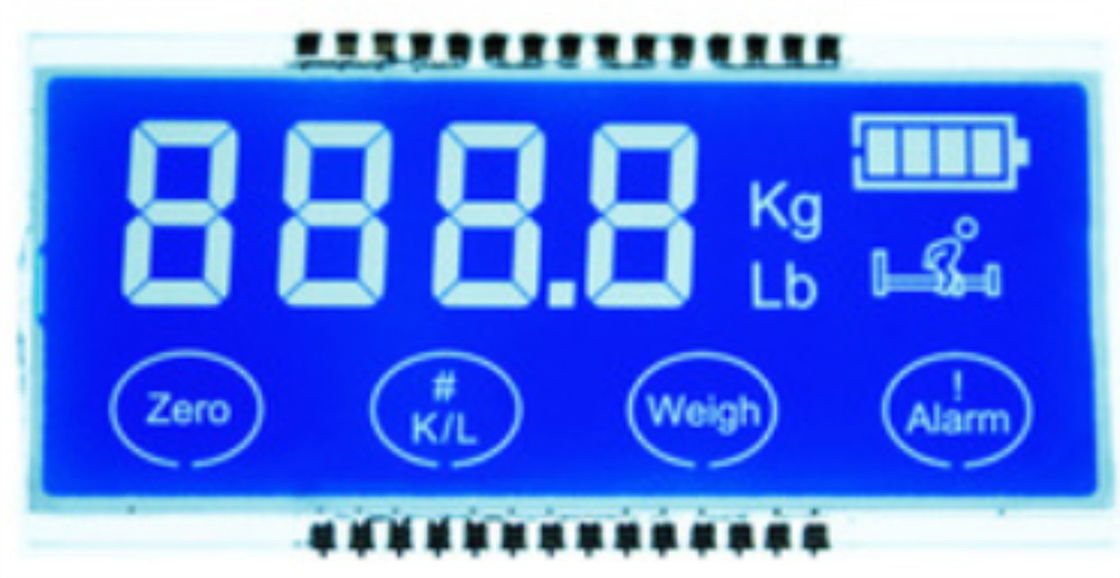Θετικός τρόπος 2.8V επίδειξης της TN/STN/HTN LCD με την καρφίτσα/το λαστιχένιο συνδετήρα