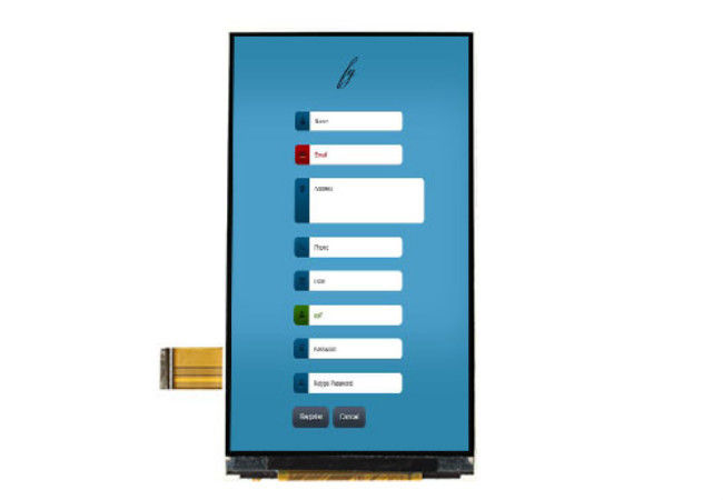 4,5 ίντσα 540 * ανθεκτική επιτροπή LCD Mipi διεθνών ειδησεογραφικών πρακτορείων οθονών επαφής 960 TFT LCD/Rgb διεπαφή προαιρετική