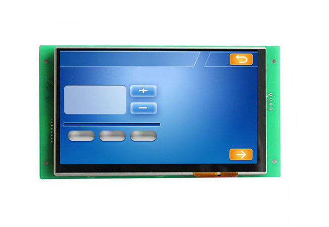 7 η ίντσα 800 * 480 Uart πρόβαλε τη χωρητική οθόνη αφής με τη διεπαφή RS232/TTL για το σμέουρο pi