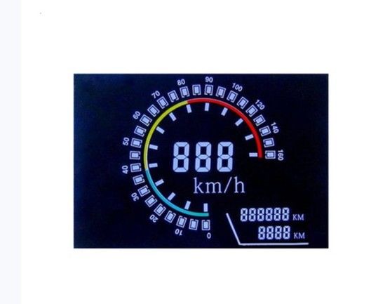 VA προσαρμοσμένη επίδειξη τμήματος LCD επίδειξης LCD ενότητα, στρογγυλή οθόνη επίδειξης LCD αρνητική, ψηφίο 14 ενότητα τμήματος LCD