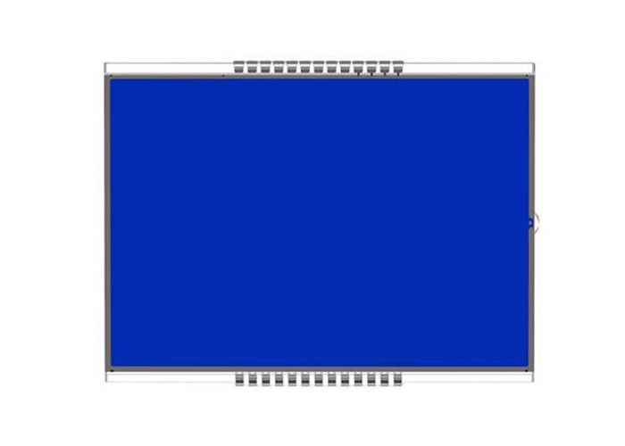 Προσαρμοσμένη αρνητική LCD μπλε Backgound 7 τμήματος LCD επίδειξη επίδειξης HTN για τον αθλητισμό Equiment