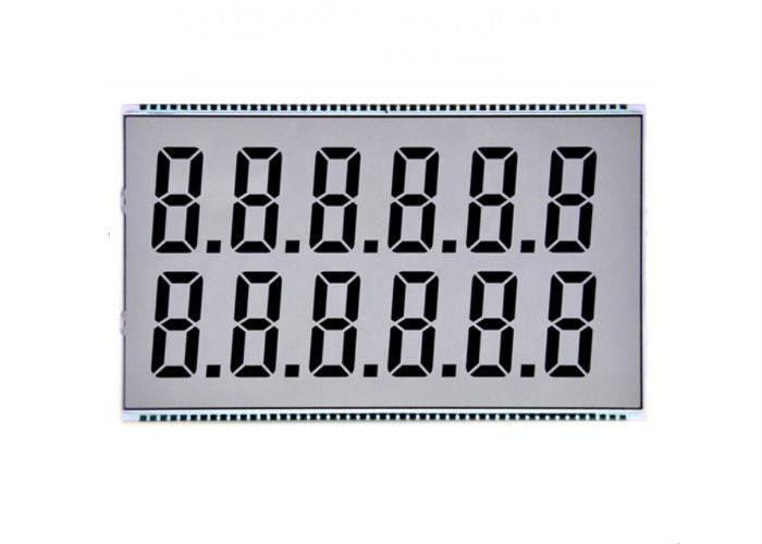 Ψηφίο LCD συνήθειας επίδειξης της TN LCD διαφανής LCD 7 τμήματος μονοχρωματική LCD επίδειξης επιτροπή οθόνης για το ταμπλό καυσίμων