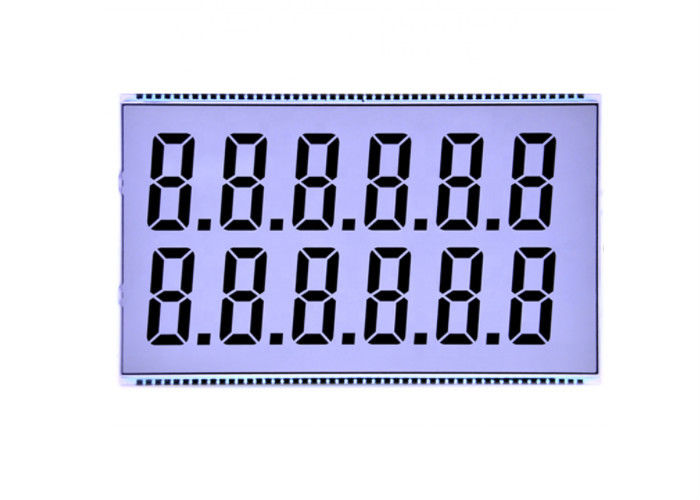 Ψηφίο LCD συνήθειας επίδειξης της TN LCD διαφανής LCD 7 τμήματος μονοχρωματική LCD επίδειξης επιτροπή οθόνης για το ταμπλό καυσίμων