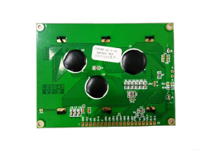 5V 12864 γραφική οθόνη ΣΠΑΔΊΚΩΝ LCD μητρών σημείων ενότητας 128 X 64 επίδειξης LCD με μπλε Backlight