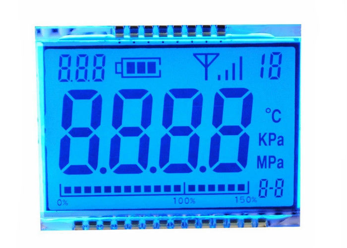 Ψηφίο αντανακλαστικό LCD 7 τμήματος μέγεθος συνήθειας επίδειξης της TN για το μετρητή 3.3V
