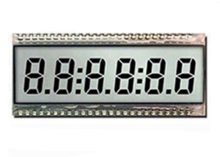 Άσπρη αριθμητική LCD επίδειξης της TN LCD χρώματος ενότητα επίδειξης συνήθειας μονοχρωματική