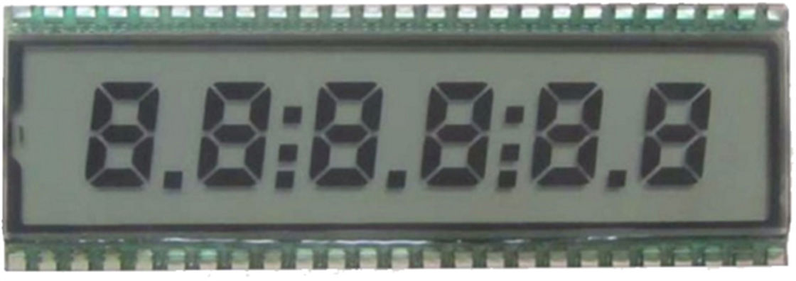 Άσπρη αριθμητική LCD επίδειξης της TN LCD χρώματος ενότητα επίδειξης συνήθειας μονοχρωματική