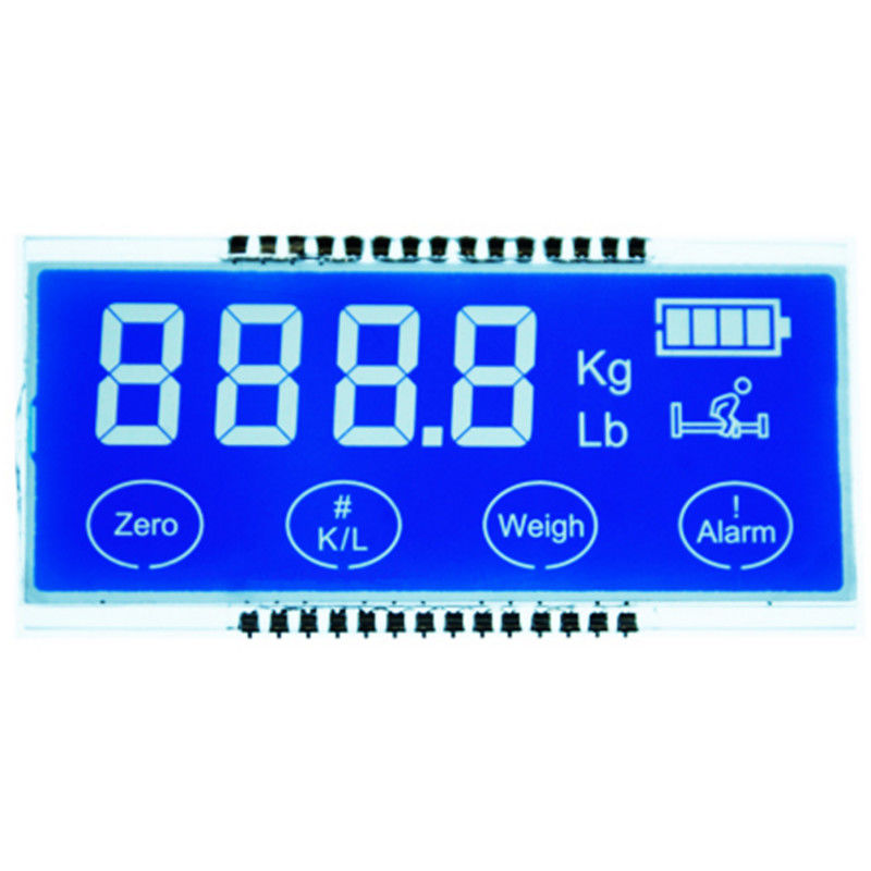 2.8 συνήθεια επιτροπής επίδειξης Β HTN LCD επτά τμήμα υψηλές άσπρες οδηγήσεις αντίθεσης