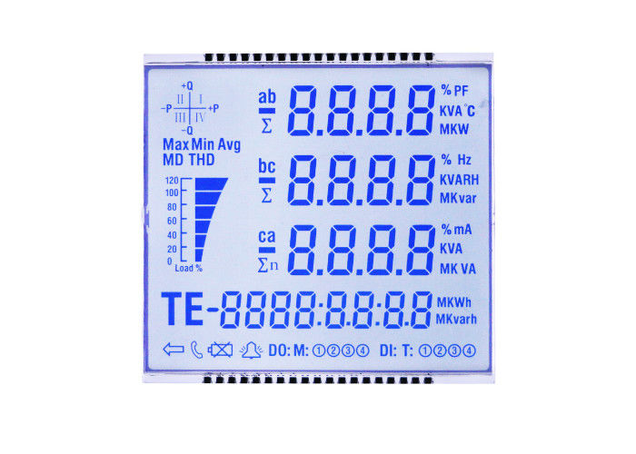 Υψηλή επίδειξη αντίθεσης STN LCD 7 τμήμα ευρεία εξέταση για τα ηλεκτρονικά προϊόντα