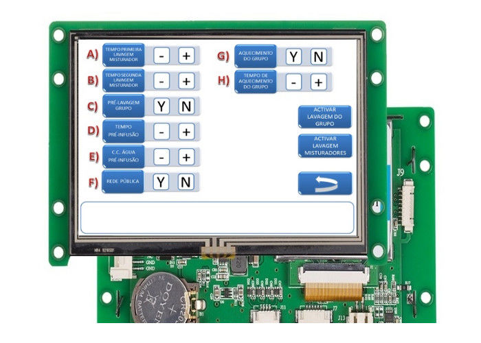 Έξυπνη TFT LCD επίδειξη 4,3 ίντσας για το PCB/αριθμητική επίδειξη χρώματος LCD
