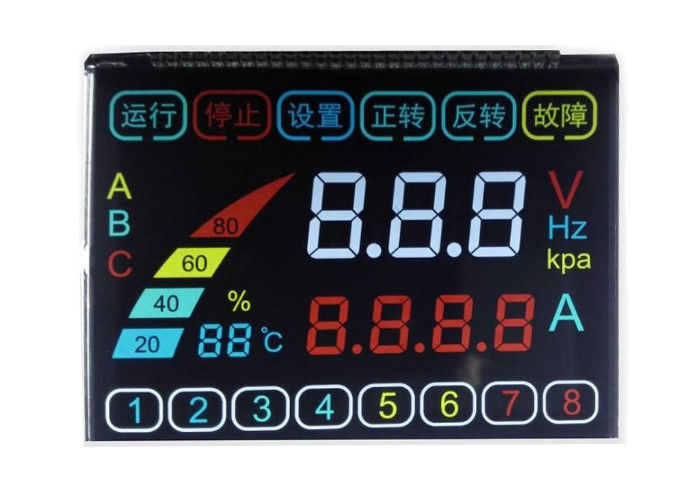 3.0 μεταδιδόμενη ενότητα της TN VA STN LCD επίδειξης Β HTN LCD για το ταχύμετρο