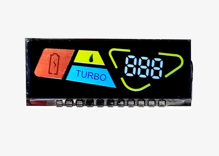 Επίδειξη LCD 8 αριθμοί VA DFSTN LCD 7 τμήματος δεκαδική επίδειξης αρνητική υψηλή αντίθεσης LCD οθόνη γωνίας εξέτασης τρόπου ευρεία