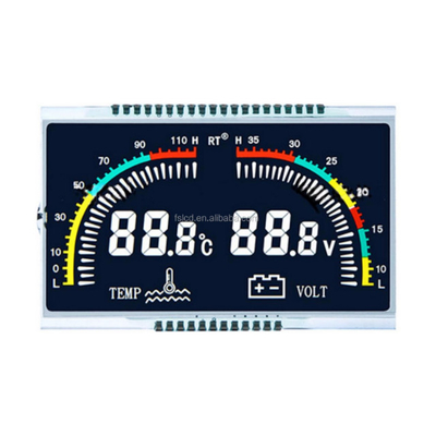 Διαφανής ενότητα 7 τμήματος LCD, φορητή έξυπνη ιατρική υψηλή επίδειξη αντίθεσης VA LCD