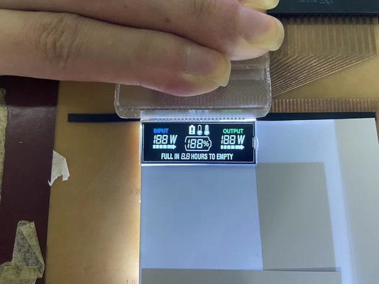 Προσαρμοσμένη αρνητική οθόνη LCD VA 12 O ClockLcd οθόνη διαπεραστική ψηφιακή γραφική οθόνη LCD γυαλί Va Πίνακα για παροχή ενέργειας