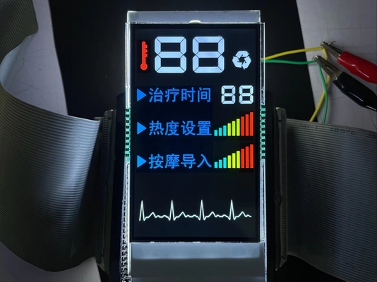 Χονδρική τιμή VA Τμήμα LCD Display Χρωματική οθόνη ελέγχου PIN Λευκό φως πίσω για μασάζ