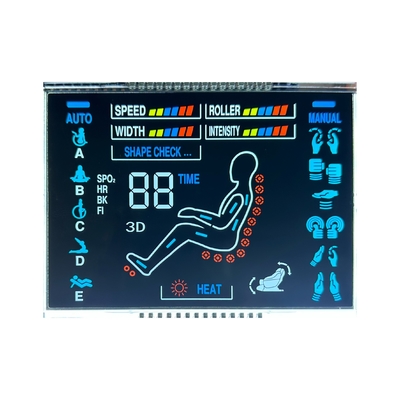 5.0 V Αρνητική οθόνη VA LCD Κωδικός οθόνης Προσαρμόσιμη συσκευή μασάζ