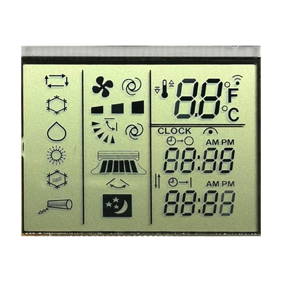 3.0 V Επικαιρετικά ανακλαστικό τμήμα TN LCD κλιματιστικό τηλεχειριστήριος ρυθμιστής θερμοκρασίας