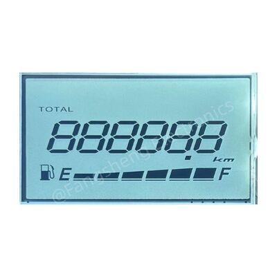 Προσαρμοσμένη μονόχρωμη σχεδίαση LCD Οθόνες HTN LCD Προμηθευτής Τμηματική οθόνη LCD HTN