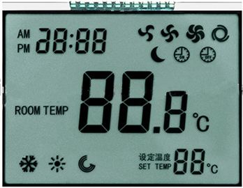 7 επίδειξη της TN LCD τμήματος για το θετικό τρόπο 86mm θερμοστατών * μέγεθος περιλήψεων 49mm * 2.8mm