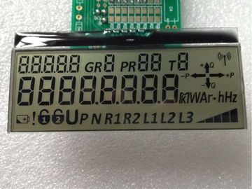 17 ψηφία ενότητα συνήθειας LCD 7 τμήματος, τμηματικός ενεργειακός μετρητής βαραίνω I2C επίδειξης Transflective LCD καρφιτσών μετάλλων