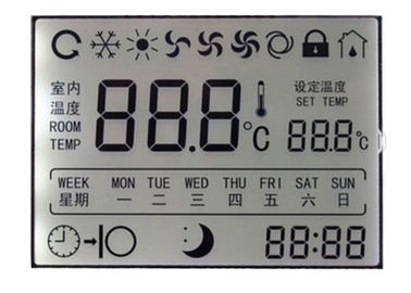 Ζέβρα ενότητα επίδειξης συνήθειας LCD συνδετήρων/επίδειξης της TN HTN LCD για τη θερμοστάτη