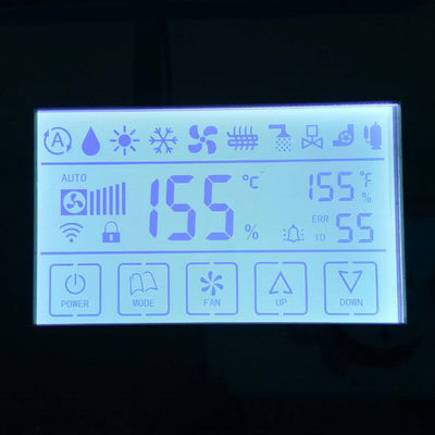 Σχέδιο FSTN συνήθειας τμήματος LCD/επίδειξη της TN LCD, ζέβες μεταδιδόμενο μονοχρωματικό LCD παιχνίδι συνδετήρων για το υδρόμετρο