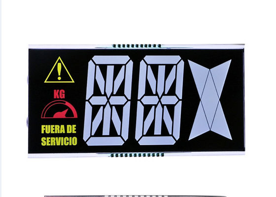 Επίδειξη LCD 8 αριθμοί VA DFSTN LCD 7 τμήματος δεκαδική επίδειξης αρνητική υψηλή αντίθεσης LCD οθόνη γωνίας εξέτασης τρόπου ευρεία